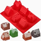 3D Gingerbread House Silicone Mold