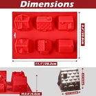 3D Gingerbread House Silicone Mold