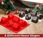 3D Gingerbread House Silicone Mold