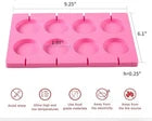 Formas de Silicone para Pirulitos – 2 Pacotes, 8 Cavidades