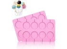 Formas de Silicone para Pirulitos – 2 Pacotes, 8 Cavidades