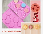Formas de Silicone para Pirulitos – 2 Pacotes, 8 Cavidades