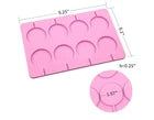 Formas de Silicone para Pirulitos – 2 Pacotes, 8 Cavidades