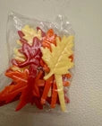 Happy Thanksgiving Fall Leaf Cupcake Toppers & Picks (New)