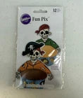 Wilton® Fun Pix Pirate Cupcake Wrappers & Picks – Set of 12 (New)
