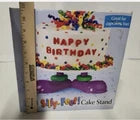 NUEVO Soporte para tartas Wilton Silly Feet Expositor de cupcakes y postres con caja 25,4 cm Fiesta